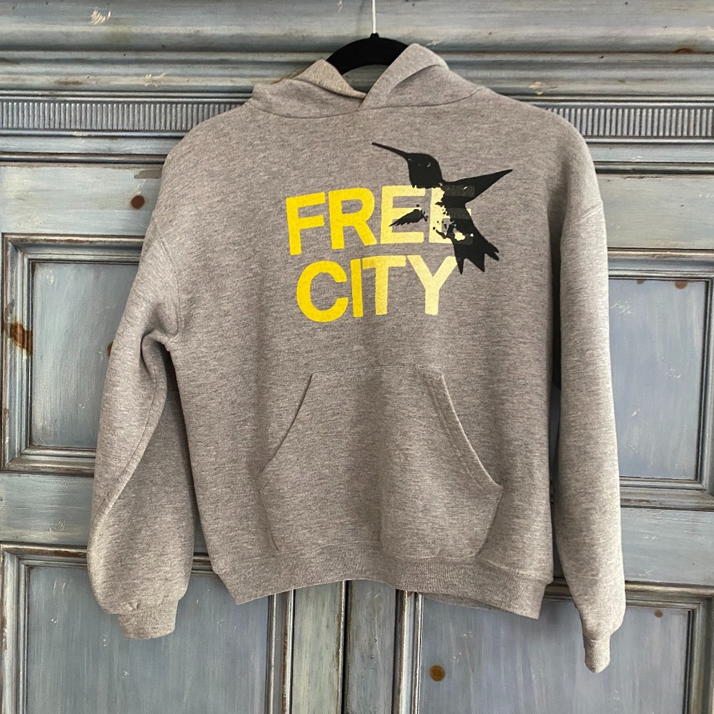 Free City gray hoodie size 2